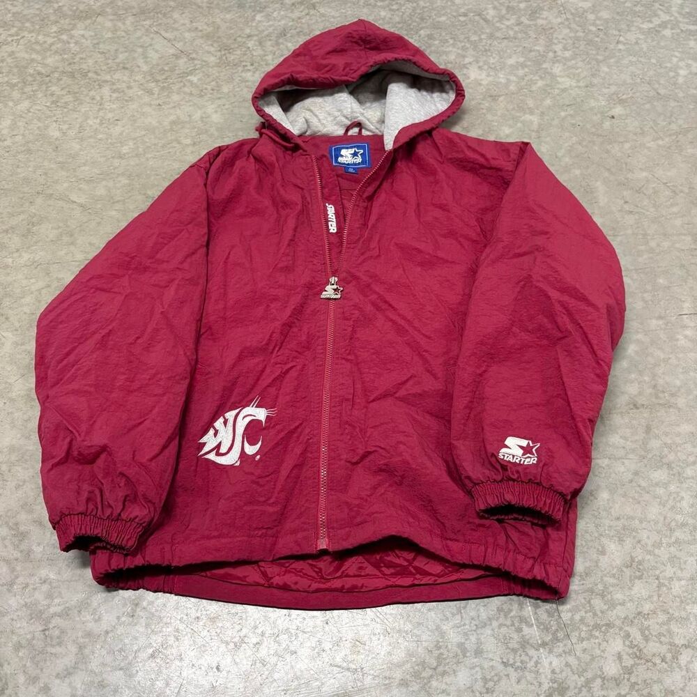 Starter Men's Burgundy and Red Jacket